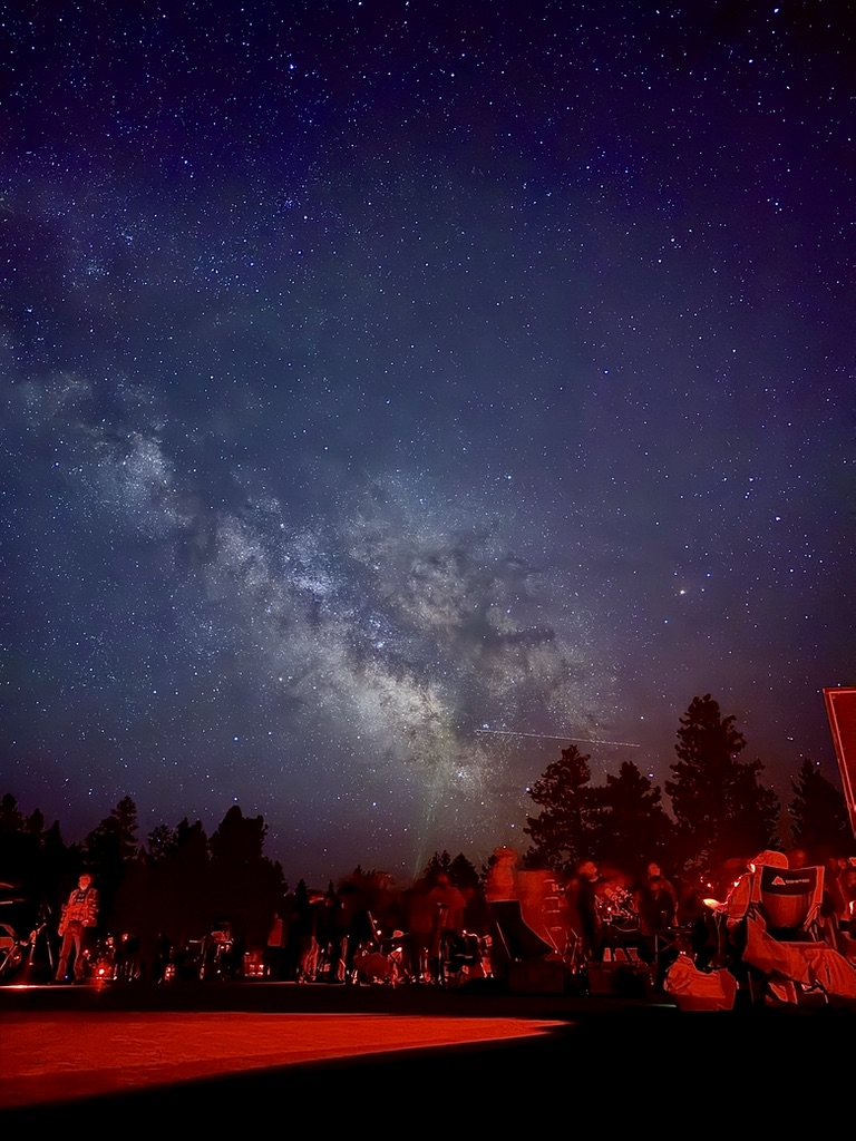 A night sky with stars and a milky way.